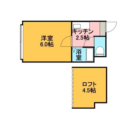 クロスコート 406｜北海道札幌市中央区南八条西１３丁目(賃貸マンション1K・4階・20.25㎡)の写真 その2