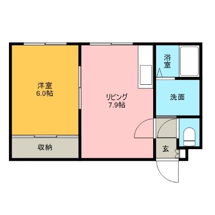 シティノースワン 206｜北海道札幌市中央区大通東５丁目(賃貸マンション1DK・2階・23.50㎡)の写真 その2