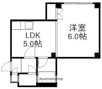 北海道札幌市豊平区中の島一条４丁目(賃貸アパート1DK・3階・24.00㎡)の写真 その2