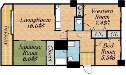 オリエンタルコート大友 603｜北海道札幌市中央区南四条東４丁目(賃貸マンション3LDK・6階・78.04㎡)の写真 その2