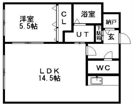 プレステージ知事公館 403｜北海道札幌市中央区北二条西１７丁目(賃貸マンション1LDK・4階・47.60㎡)の写真 その2