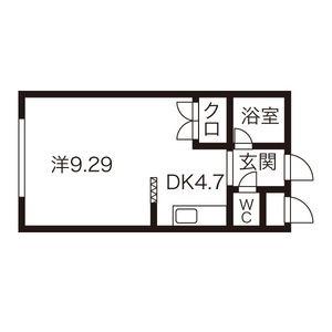 シティノースワン 205｜北海道札幌市中央区大通東５丁目(賃貸マンション1DK・2階・29.94㎡)の写真 その2