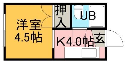 メゾンＦＵＪＩVII 301｜北海道札幌市豊平区水車町２丁目(賃貸マンション1K・3階・19.12㎡)の写真 その2