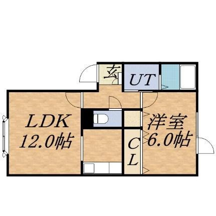 モンテカーサ 103｜北海道札幌市中央区南十八条西１３丁目(賃貸アパート1LDK・1階・40.49㎡)の写真 その2