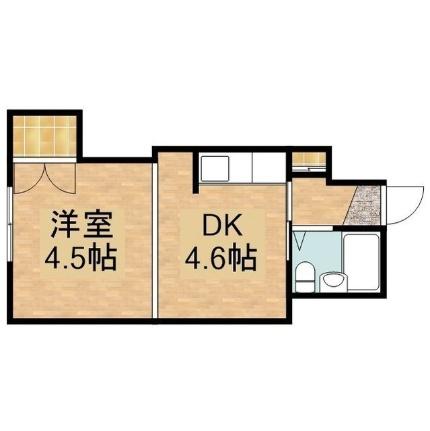 ロイヤルステージＮ16 407｜北海道札幌市北区北十六条西４丁目(賃貸マンション1DK・4階・21.71㎡)の写真 その2