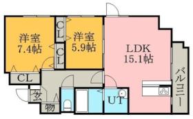 プレヴァレーレ517 201 ｜ 北海道札幌市白石区北郷三条４丁目（賃貸マンション2LDK・2階・66.22㎡） その2