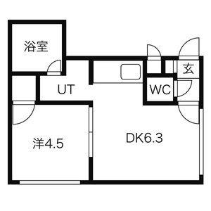 ビブレ菊水 301｜北海道札幌市白石区菊水二条１丁目(賃貸マンション1DK・3階・28.00㎡)の写真 その2