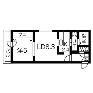 アルテ平岸 302 ｜ 北海道札幌市豊平区平岸二条９丁目（賃貸マンション1LDK・3階・36.29㎡） その2