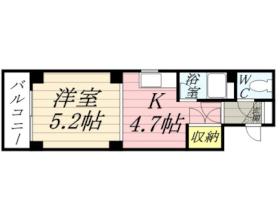 北海道札幌市白石区菊水三条４丁目（賃貸マンション1DK・4階・24.00㎡） その2