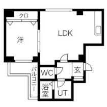 ハウスサークヒル 501 ｜ 北海道札幌市豊平区豊平四条５丁目（賃貸マンション1LDK・5階・39.67㎡） その2