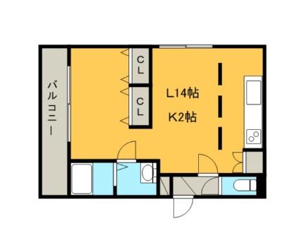 ベッツひばりヶ丘 401｜北海道札幌市厚別区厚別中央三条２丁目(賃貸マンション1R・4階・33.92㎡)の写真 その2