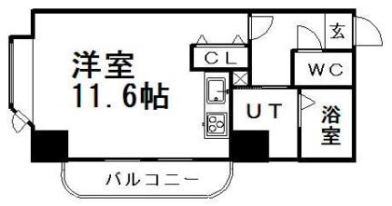 ティアラ本郷 1406｜北海道札幌市白石区本郷通３丁目南(賃貸マンション1K・12階・31.60㎡)の写真 その2