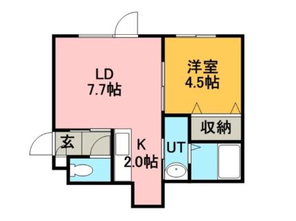 ヴィラクラッセ手稲北口 101｜北海道札幌市手稲区前田一条１２丁目(賃貸アパート1DK・1階・33.31㎡)の写真 その2