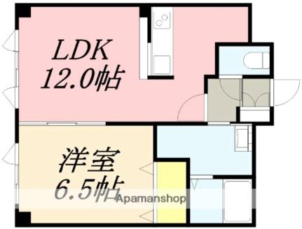アンビション白鳥グランアージュ 103｜北海道函館市白鳥町(賃貸アパート1LDK・1階・40.34㎡)の写真 その2