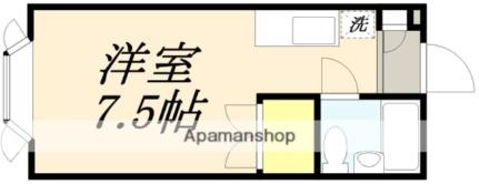 人見マンション 208｜北海道函館市人見町(賃貸アパート1R・1階・16.84㎡)の写真 その2