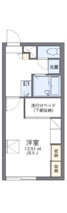 レオパレスしあわせの家 105｜北海道函館市高松町(賃貸アパート1K・1階・23.18㎡)の写真 その2