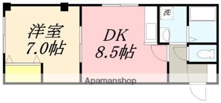 ピア中島 301｜北海道函館市中島町(賃貸マンション1DK・3階・26.08㎡)の写真 その2