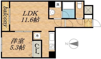 エステラ南3条館Ａ 01003｜北海道札幌市中央区南三条西７丁目(賃貸マンション1LDK・10階・37.21㎡)の写真 その2