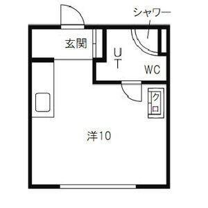 ルフォートＫ・Ｉ 209｜北海道札幌市手稲区前田六条１６丁目(賃貸マンション1R・2階・23.40㎡)の写真 その2