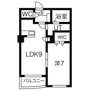 プレイス桑園 406｜北海道札幌市中央区北十四条西１５丁目(賃貸マンション1LDK・4階・37.90㎡)の写真 その2