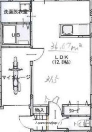 Ｌｉｖｉｎｇ　ｗｉｔｈ　Ｍｏｔｏ　発寒3．3 305｜北海道札幌市西区発寒三条３丁目(賃貸マンション1K・3階・35.43㎡)の写真 その2