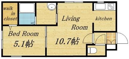 ＣＲＥＳ920 303｜北海道札幌市中央区北九条西２０丁目(賃貸マンション1LDK・3階・35.28㎡)の写真 その2