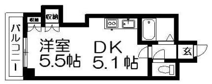 ティアラ手稲本町 306｜北海道札幌市手稲区手稲本町一条１丁目(賃貸マンション1DK・3階・25.28㎡)の写真 その2