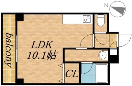 セントポーリア七番館 0705｜北海道札幌市中央区南五条西７丁目(賃貸マンション1K・7階・25.50㎡)の写真 その2