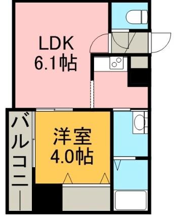 レジデンスタワー札幌 1303｜北海道札幌市東区北八条東１丁目(賃貸マンション1DK・13階・29.80㎡)の写真 その2