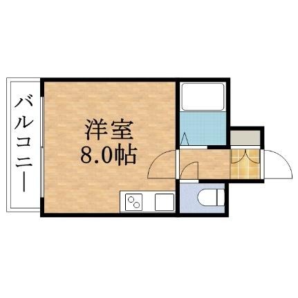 シルキーＵ6・1 804｜北海道札幌市中央区南六条東１丁目(賃貸マンション1R・8階・19.48㎡)の写真 その2