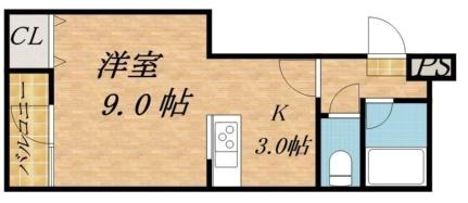 ベルメゾン北22条 105｜北海道札幌市北区北二十二条西８丁目(賃貸マンション1K・1階・25.80㎡)の写真 その2