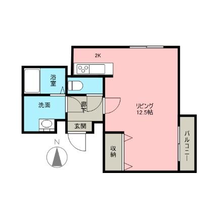 カハラコートファースト 501 ｜ 北海道札幌市中央区南六条西１３丁目（賃貸マンション1K・5階・35.33㎡） その2