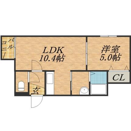 グレーシア 405｜北海道札幌市東区北十九条東１６丁目(賃貸マンション1LDK・4階・37.12㎡)の写真 その2