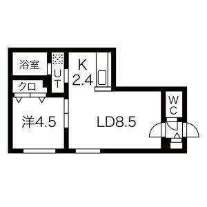 オッペンハイム元町 101｜北海道札幌市東区北二十二条東１５丁目(賃貸マンション1LDK・1階・34.27㎡)の写真 その2