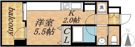 ＬＡＶＩＴＡ410 206｜北海道札幌市中央区南四条西１０丁目(賃貸マンション1K・2階・19.71㎡)の写真 その2