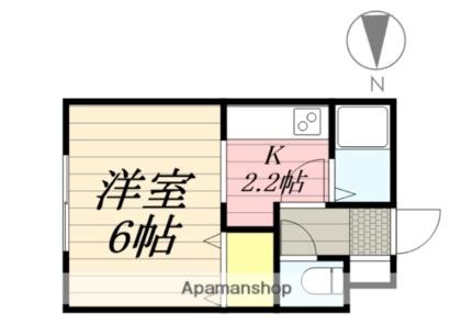 ラヴェール元町 105｜北海道札幌市東区北二十二条東１８丁目(賃貸アパート1K・2階・19.44㎡)の写真 その2