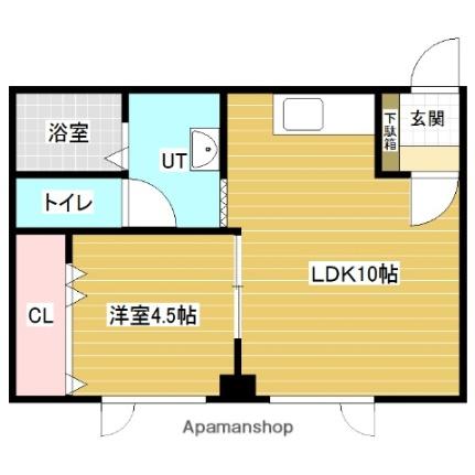 Ｇｒａｎｄ　Ｓｃｈｉ　Ｈｅｉｌ ｜北海道岩見沢市六条西４丁目(賃貸マンション1LDK・3階・35.64㎡)の写真 その2