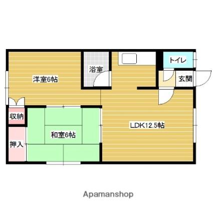 コーポヒロ ｜北海道岩見沢市五条東１６丁目(賃貸アパート2LDK・3階・49.68㎡)の写真 その7