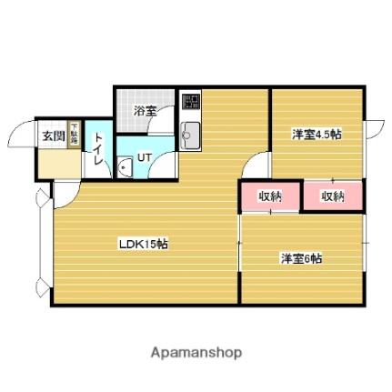 ＷＥＳＴ　ｈｏｕｓｅ　I ｜北海道岩見沢市大和一条３丁目(賃貸アパート2LDK・1階・60.45㎡)の写真 その2