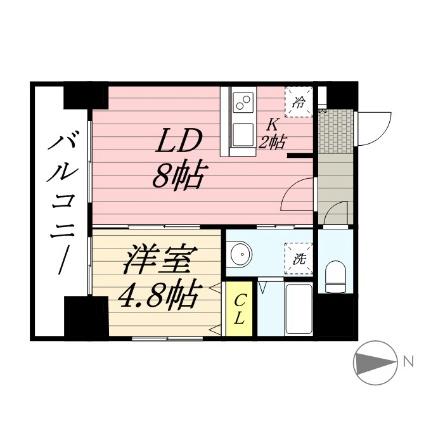 サンコート表参道 501｜北海道札幌市中央区北一条西２１丁目(賃貸マンション1LDK・5階・35.64㎡)の写真 その2