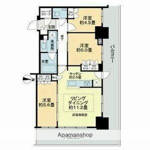 北海道札幌市中央区南二条西３丁目（賃貸マンション3LDK・16階・70.48㎡） その2