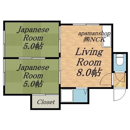 琴似ソフトハイツ 5｜北海道札幌市西区二十四軒四条６丁目(賃貸アパート2DK・2階・30.30㎡)の写真 その2