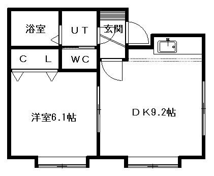 エクシード南11条 101｜北海道札幌市中央区南十一条西１３丁目(賃貸アパート1LDK・1階・33.68㎡)の写真 その2