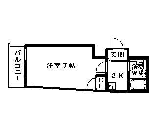 フロンティア北一条 00501｜北海道札幌市中央区北一条西２０丁目(賃貸マンション1K・5階・17.50㎡)の写真 その2