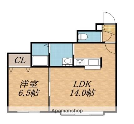 プリムローズ 103｜北海道札幌市中央区南六条西２２丁目(賃貸アパート1LDK・2階・39.42㎡)の写真 その2