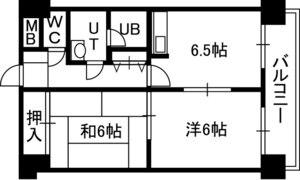 ノール植物園 00504｜北海道札幌市中央区北四条西１３丁目(賃貸マンション2DK・5階・46.85㎡)の写真 その2