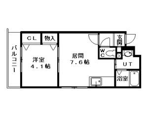 フォレスト裏参道 00301｜北海道札幌市中央区南四条西２１丁目(賃貸マンション1DK・3階・28.68㎡)の写真 その2