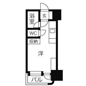 アン・セリジェ壱番館 1005｜北海道札幌市中央区南八条西６丁目(賃貸マンション1K・10階・18.45㎡)の写真 その2