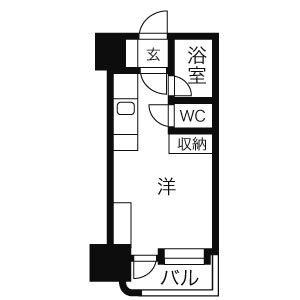 アン・セリジェ弐番館 1002｜北海道札幌市中央区南八条西６丁目(賃貸マンション1K・10階・18.45㎡)の写真 その2