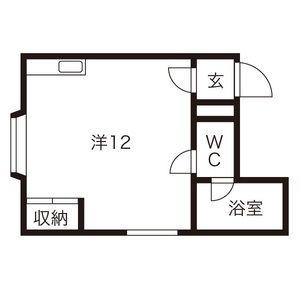 アーバンコート812 201｜北海道札幌市中央区南八条西１２丁目(賃貸マンション1R・2階・26.40㎡)の写真 その2